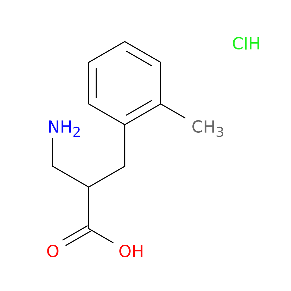 3-amino-2-[(2-methylphenyl)methyl]propanoic acid hydrochloride