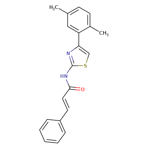 (2E)-N-[4-(2,5-dimethylphenyl)-1,3-thiazol-2-yl]-3-phenylprop-2-enamide