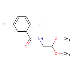 5-Bromo-2-chloro-n-(2,2-dimethoxyethyl)benzamide