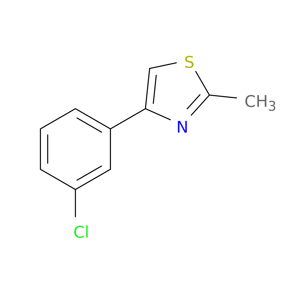 4-(3-Chlorophenyl)-2-methylthiazole