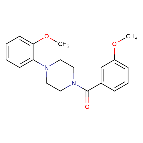 1-(3-methoxybenzoyl)-4-(2-methoxyphenyl)piperazine