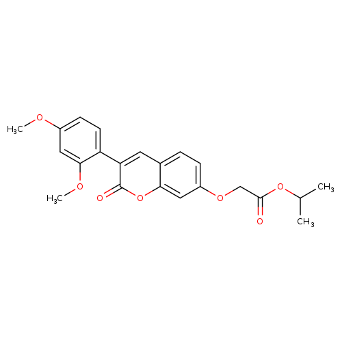 propan-2-yl 2-{[3-(2,4-dimethoxyphenyl)-2-oxo-2H-chromen-7-yl]oxy}acetate