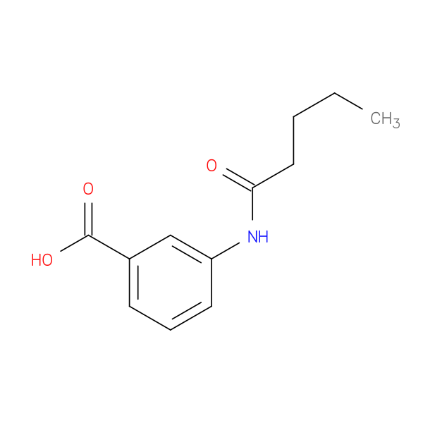 3-(Pentanoylamino)benzoic acid
