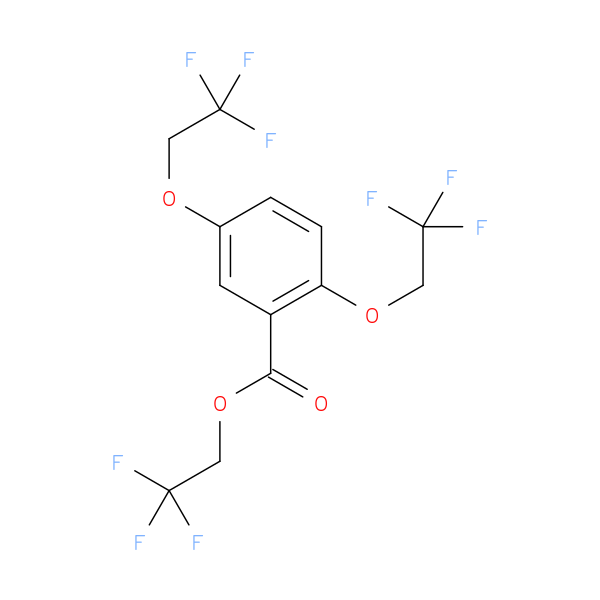 Benzoic acid,2,5-bis(2,2,2-trifluoroethoxy)-, 2,2,2-trifluoroethyl ester
