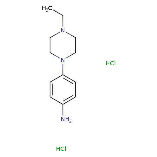 Benzenamine, 4-(4-ethyl-1-piperazinyl)-, hydrochloride (1:2)