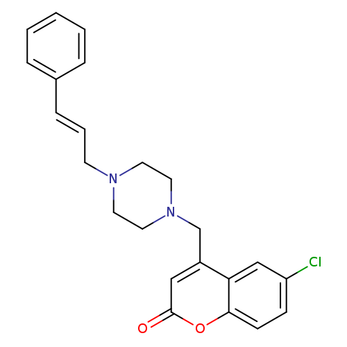 6-chloro-4-({4-[(2E)-3-phenylprop-2-en-1-yl]piperazin-1-yl}methyl)-2H-chromen-2-one