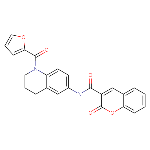 N-[1-(furan-2-carbonyl)-1,2,3,4-tetrahydroquinolin-6-yl]-2-oxo-2H-chromene-3-carboxamide