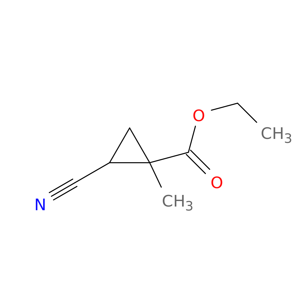 ethyl 2-cyano-1-methylcyclopropane-1-carboxylate