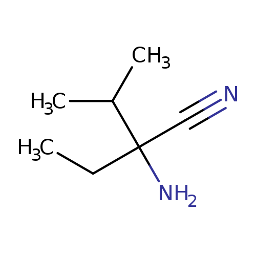 2-amino-2-ethyl-3-methylbutanenitrile