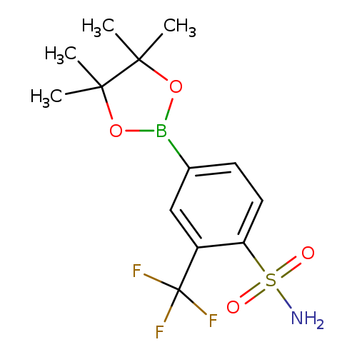 4-(Tetramethyl-1,3,2-dioxaborolan-2-yl)-2-(trifluoromethyl)benzene-1-sulfonamide