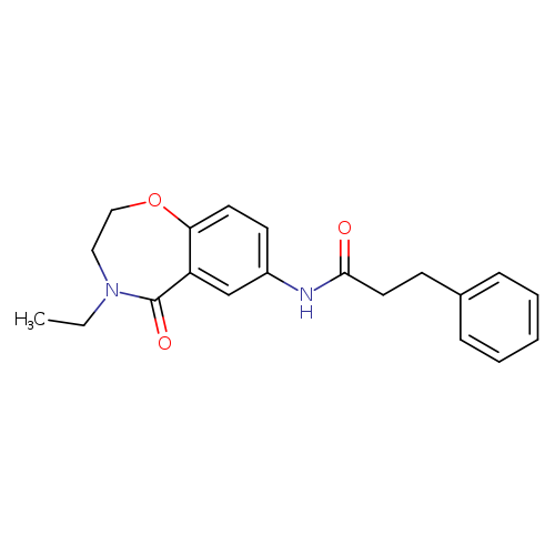 N-(4-ethyl-5-oxo-2,3,4,5-tetrahydro-1,4-benzoxazepin-7-yl)-3-phenylpropanamide