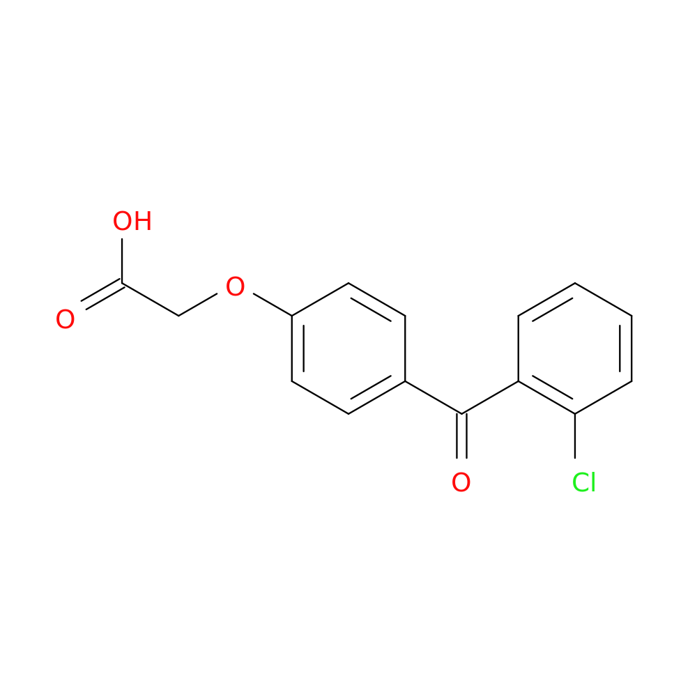 2-[4-(2-chlorobenzoyl)phenoxy]acetic acid