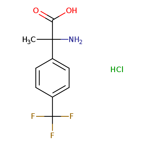 2-amino-2-[4-(trifluoromethyl)phenyl]propanoic acid hydrochloride