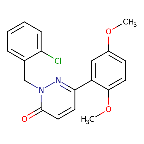 2-[(2-chlorophenyl)methyl]-6-(2,5-dimethoxyphenyl)-2,3-dihydropyridazin-3-one
