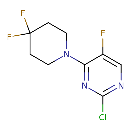2-Chloro-4-(4,4-difluoropiperidin-1-yl)-5-fluoropyrimidine