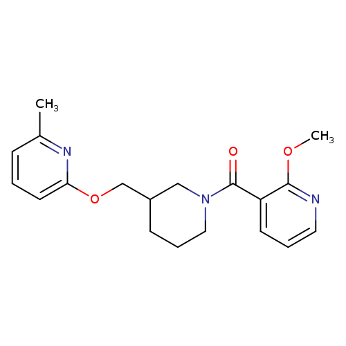 2-methoxy-3-(3-{[(6-methylpyridin-2-yl)oxy]methyl}piperidine-1-carbonyl)pyridine