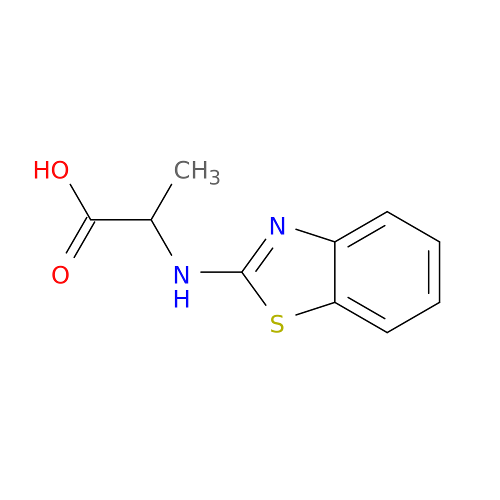2-[(1,3-benzothiazol-2-yl)amino]propanoic acid
