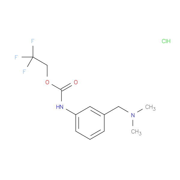 2,2,2-trifluoroethyl N-{3-[(dimethylamino)methyl]phenyl}carbamate hydrochloride