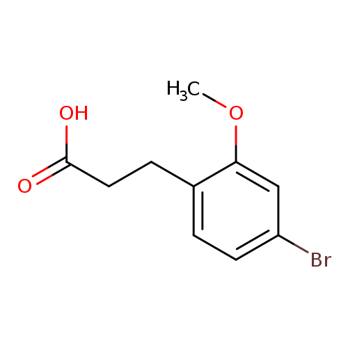 Benzenepropanoic acid, 4-bromo-2-methoxy-