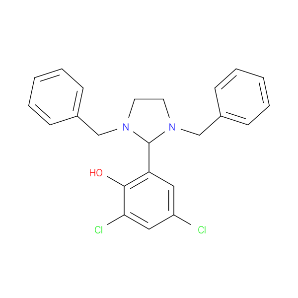 2,4-dichloro-6-(1,3-dibenzyl-2-imidazolidinyl)phenol