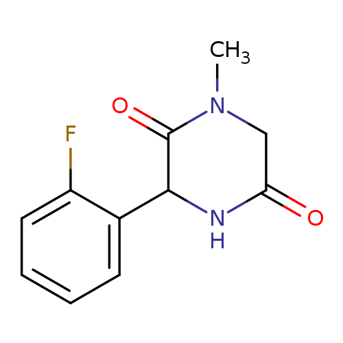 3-(2-FLUOROPHENYL)-1-METHYLPIPERAZINE-2,5-DIONE