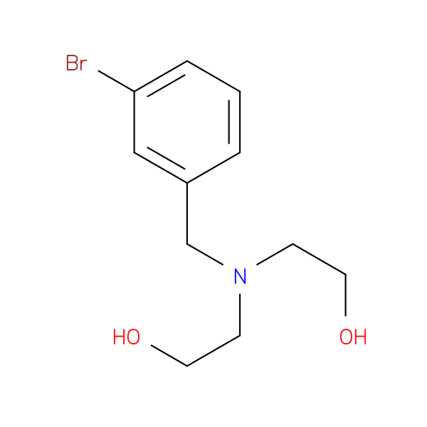Ethanol, 2,2′-[[(3-bromophenyl)methyl]imino]bis-