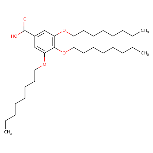 Benzoic acid, 3,4,5-tris(octyloxy)-