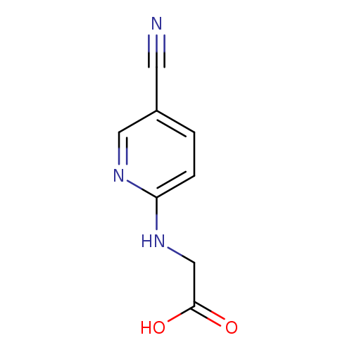 2-[(5-cyanopyridin-2-yl)amino]acetic acid