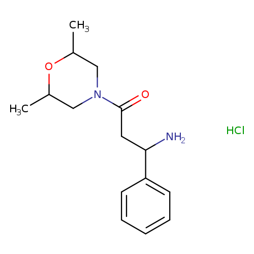 3-amino-1-(2,6-dimethylmorpholin-4-yl)-3-phenylpropan-1-one hydrochloride