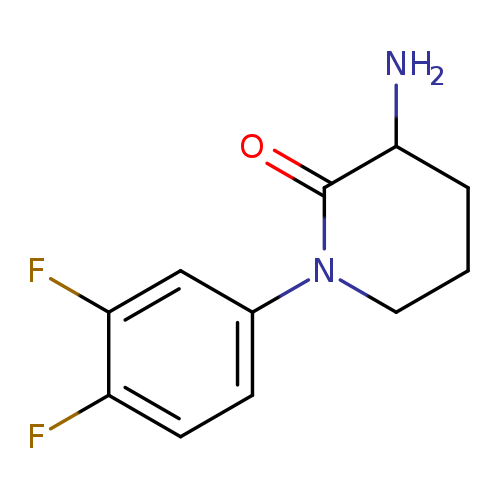 3-amino-1-(3,4-difluorophenyl)piperidin-2-one