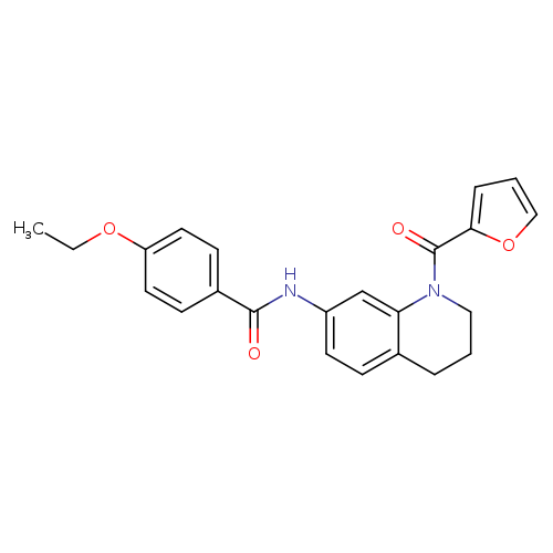 4-ethoxy-N-[1-(furan-2-carbonyl)-1,2,3,4-tetrahydroquinolin-7-yl]benzamide
