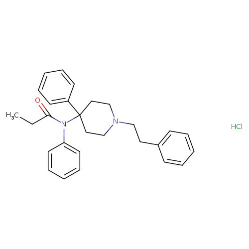 N-phenyl-N-[4-phenyl-1-(2-phenylethyl)-4-piperidinyl]-propanamide,monohydrochloride