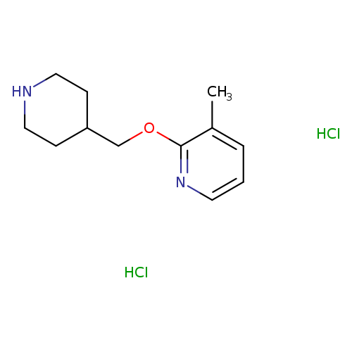 3-methyl-2-[(piperidin-4-yl)methoxy]pyridine dihydrochloride