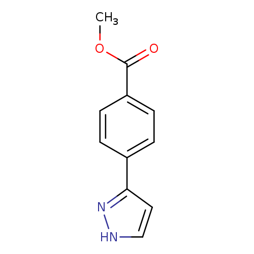 Benzoic acid, 4-(1H-pyrazol-3-yl)-, methyl ester