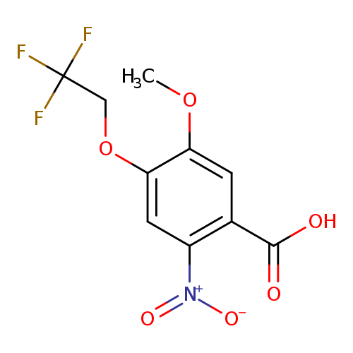 5-methoxy-2-nitro-4-(2,2,2-trifluoroethoxy)benzoic acid