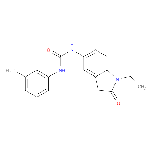 3-(1-ethyl-2-oxo-2,3-dihydro-1H-indol-5-yl)-1-(3-methylphenyl)urea