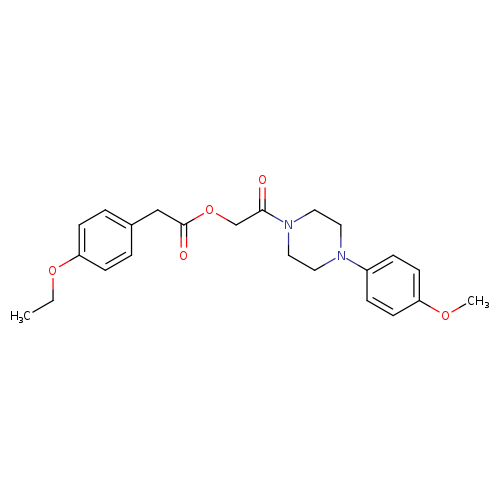 2-[4-(4-methoxyphenyl)piperazin-1-yl]-2-oxoethyl 2-(4-ethoxyphenyl)acetate
