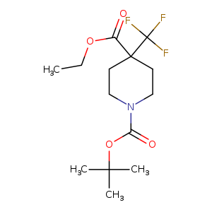 1-tert-Butyl 4-ethyl 4-(trifluoromethyl)piperidine-1,4-dicarboxylate