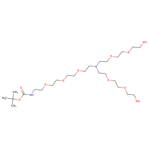N-(Boc-PEG3)-N-bis(PEG2-alcohol)