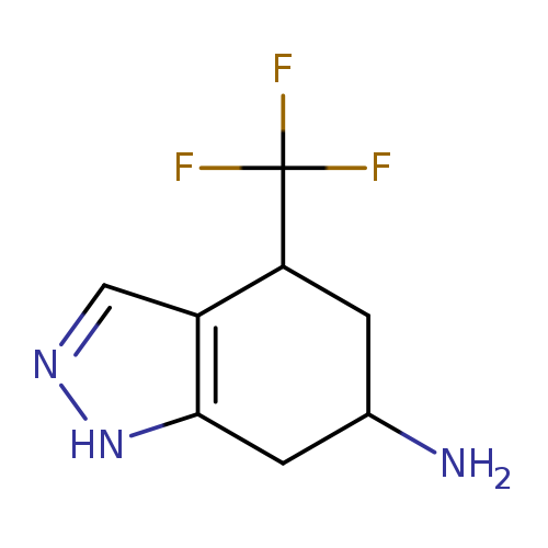 4-(trifluoromethyl)-4,5,6,7-tetrahydro-1H-indazol-6-amine, Mixture of diastereomers