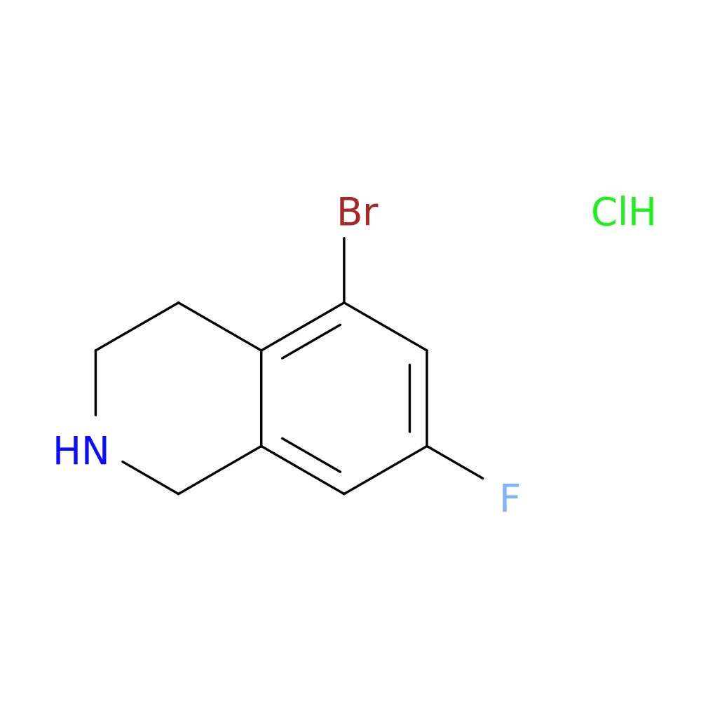 5-bromo-7-fluoro-1,2,3,4-tetrahydroisoquinoline hydrochloride