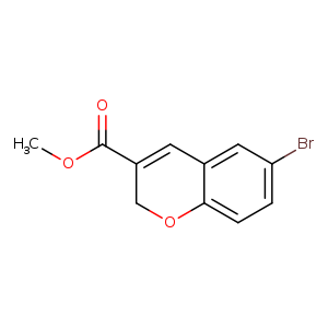2H-1-Benzopyran-3-carboxylic acid, 6-bromo-, methyl ester