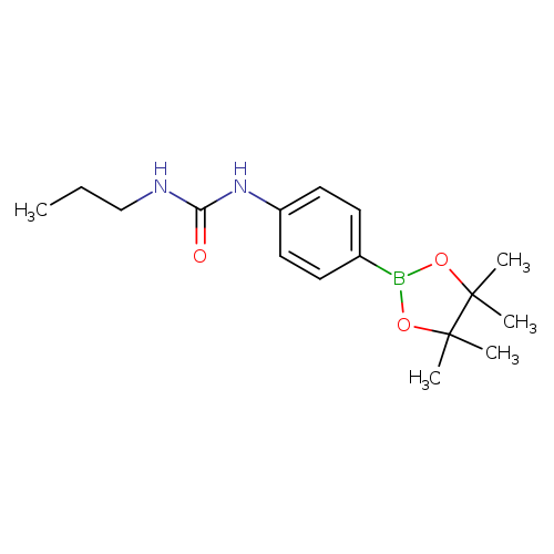1-Propyl-3-(4-(4,4,5,5-tetramethyl-1,3,2-dioxaborolan-2-yl)phenyl)urea