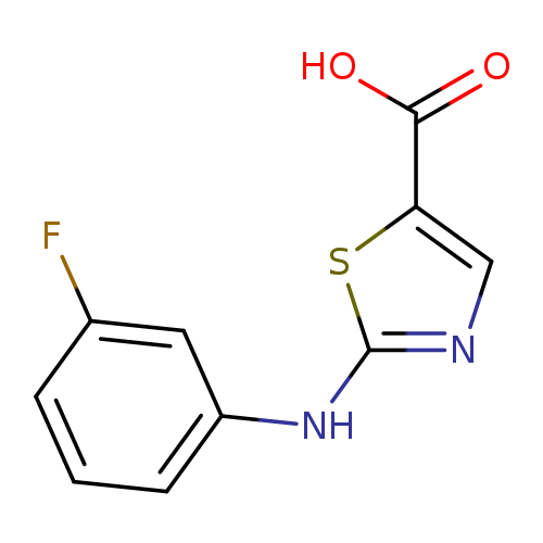 2-[(3-fluorophenyl)amino]-1,3-thiazole-5-carboxylic acid