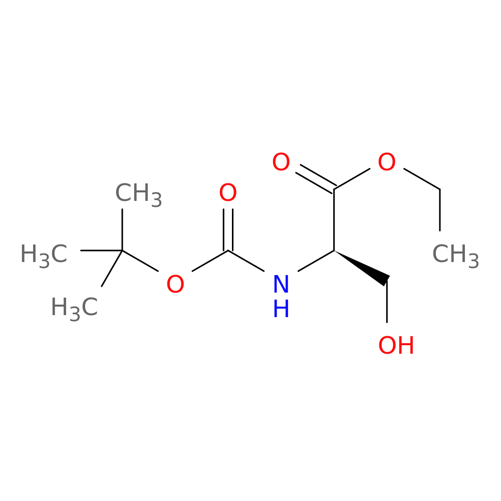(R)-Ethyl 2-((tert-butoxycarbonyl)amino)-3-hydroxypropanoate