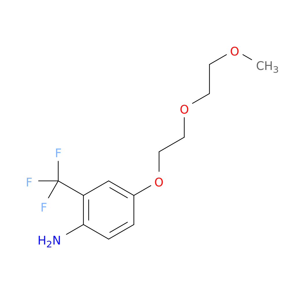 4-[2-(2-Methoxyethoxy)ethoxy]-2-(trifluoromethyl)-phenylamine