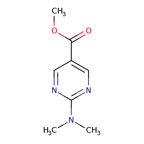 5-Pyrimidinecarboxylic acid, 2-(dimethylamino)-, methyl ester (9CI)