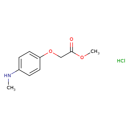 methyl 2-[4-(methylamino)phenoxy]acetate hydrochloride