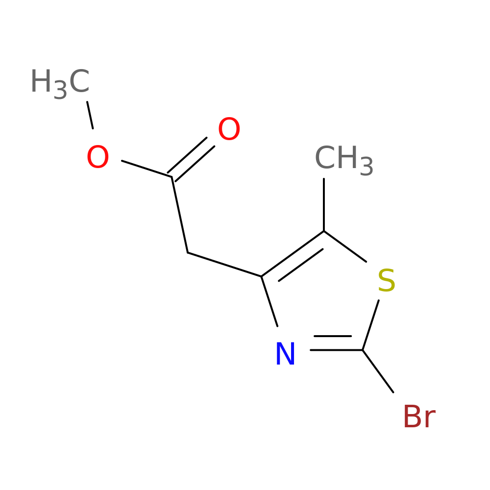 Methyl 2-(2-bromo-5-methylthiazol-4-yl)acetate
