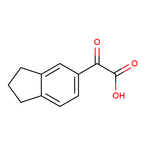 2-(2,3-dihydro-1H-inden-5-yl)-2-oxoacetic acid